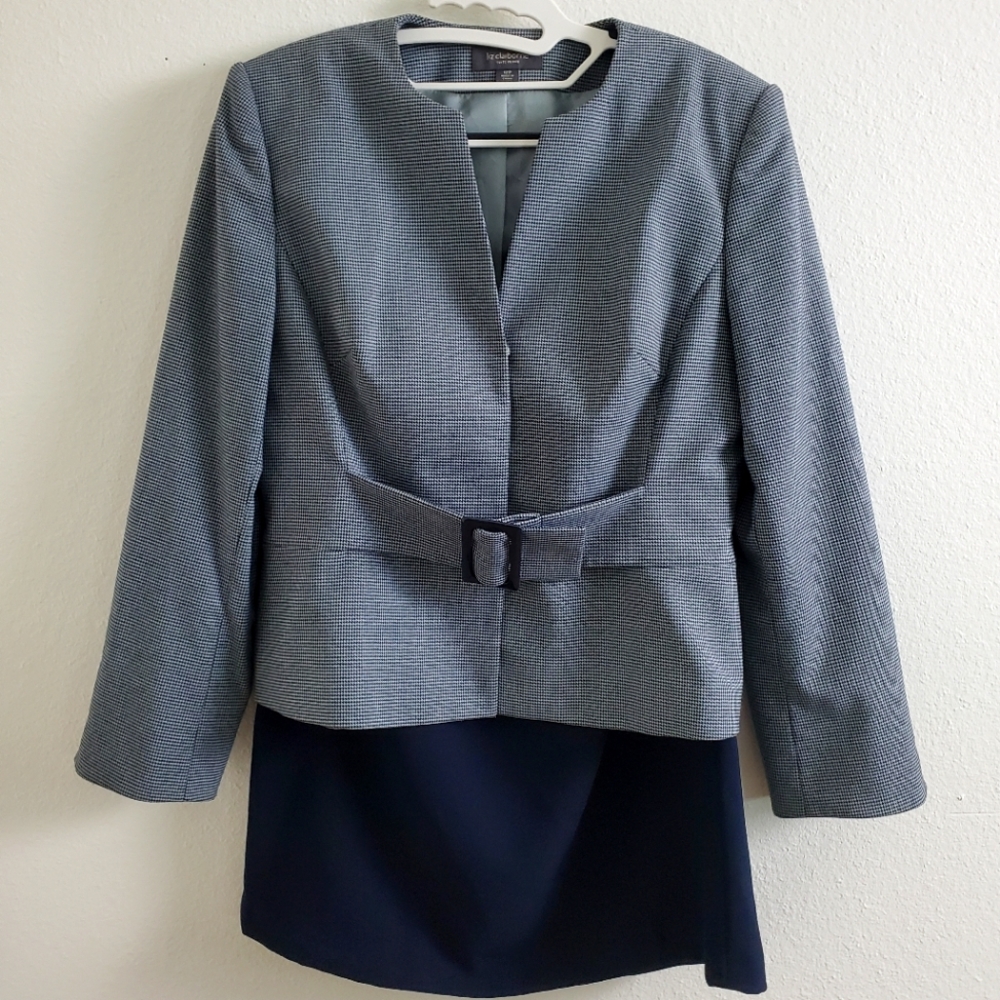 Herringbone Women's skirt suit